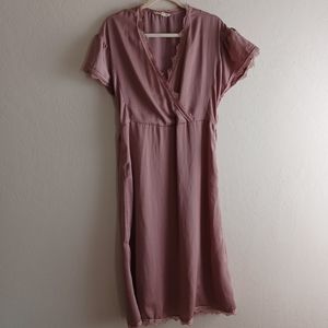 Grade and Gather  dress dusty rose small